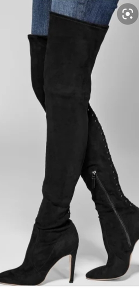 Guess MARCIANO laced back thigh high boot - Picture 1 of 10
